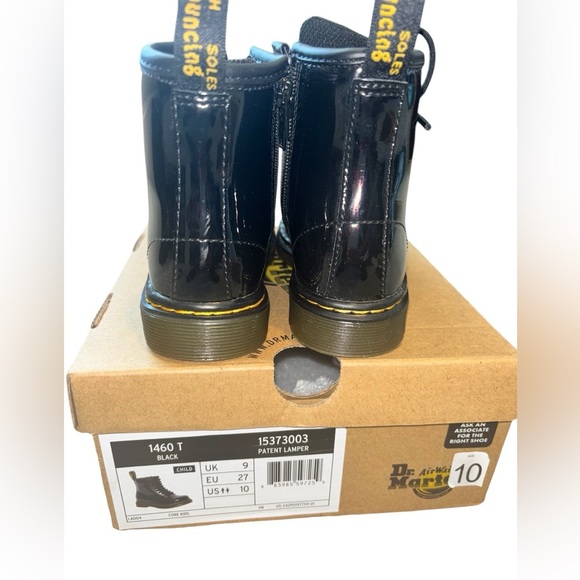 Dr. Martens 1460 Patent Leather Combat Boots - Picture 5 of 8